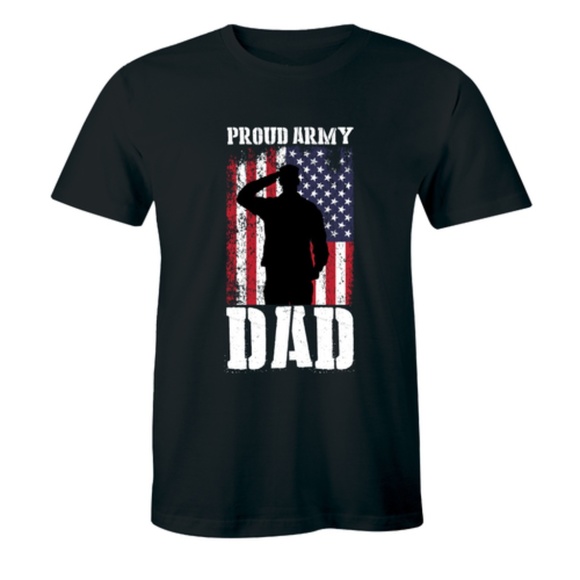 Half It Other - American Flag Proud Army Dad Premium T-shirt Tee Half It Other - American Flag Proud Army Dad Premium T-shirt Tee